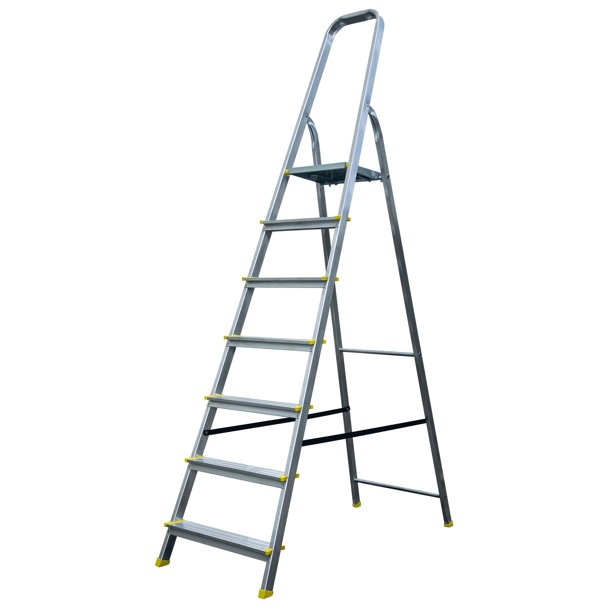 Drabina aluminiowa jednostronna 7 - stopniowa nośność 150 kg
