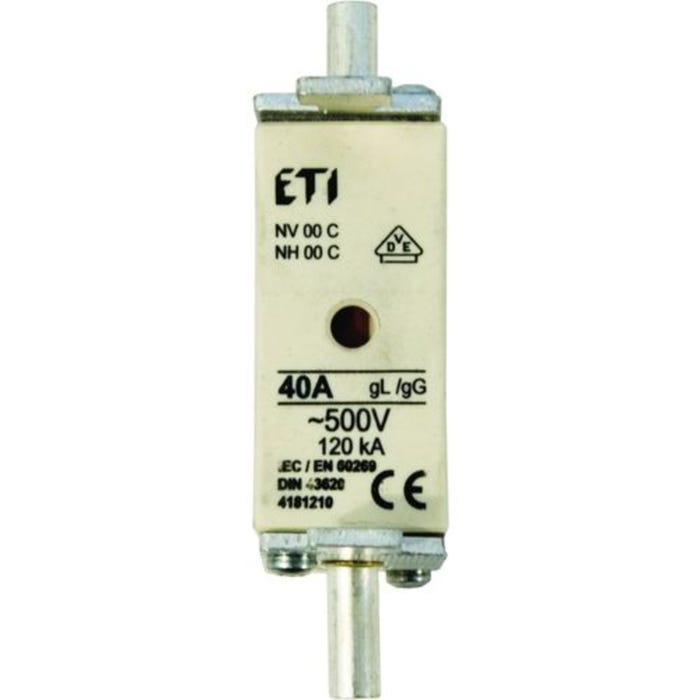 Wkładka topikowa WT-00 C gG 63A zwłoczna ETI