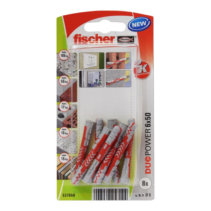 Kołek uniwersalny Duopower 6.0x50 mm