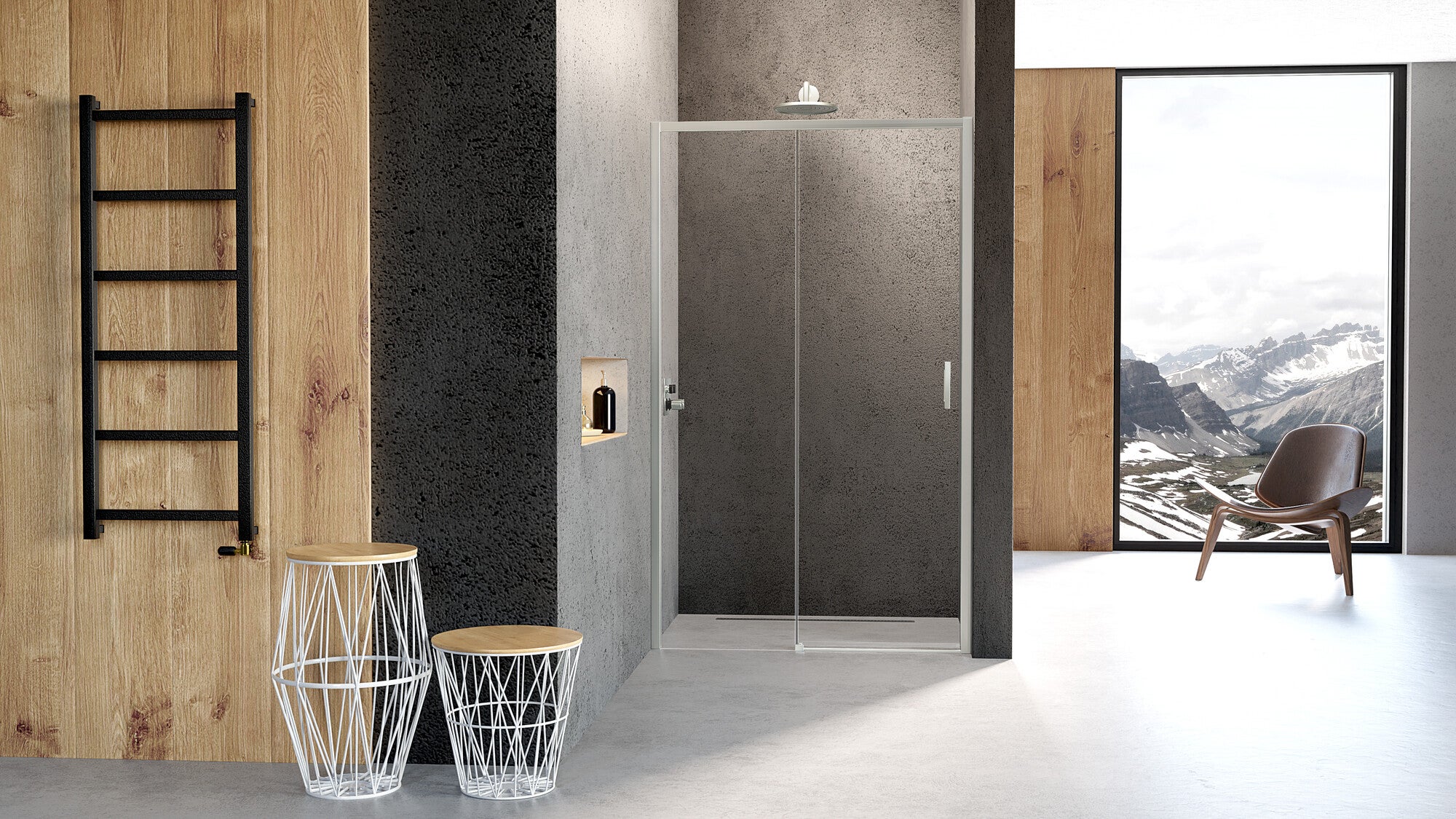 Drzwi przesuwne Kabri Avance lewe 140x195 cm 1