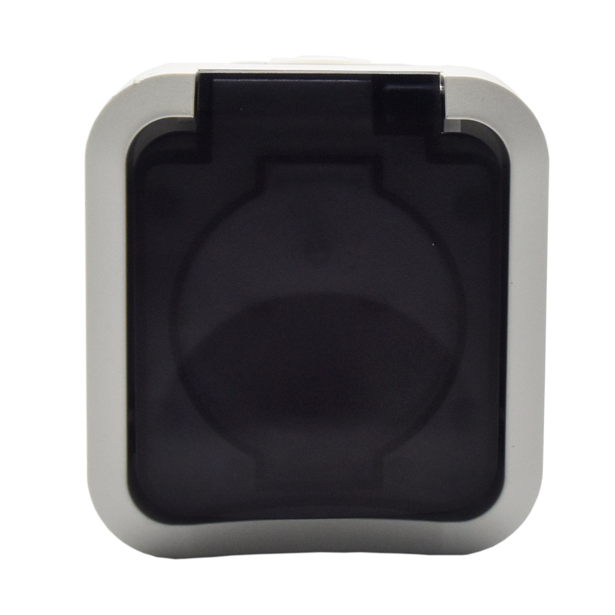 Aqua Pro biały gniazdo 2PxZ z klapką IP55