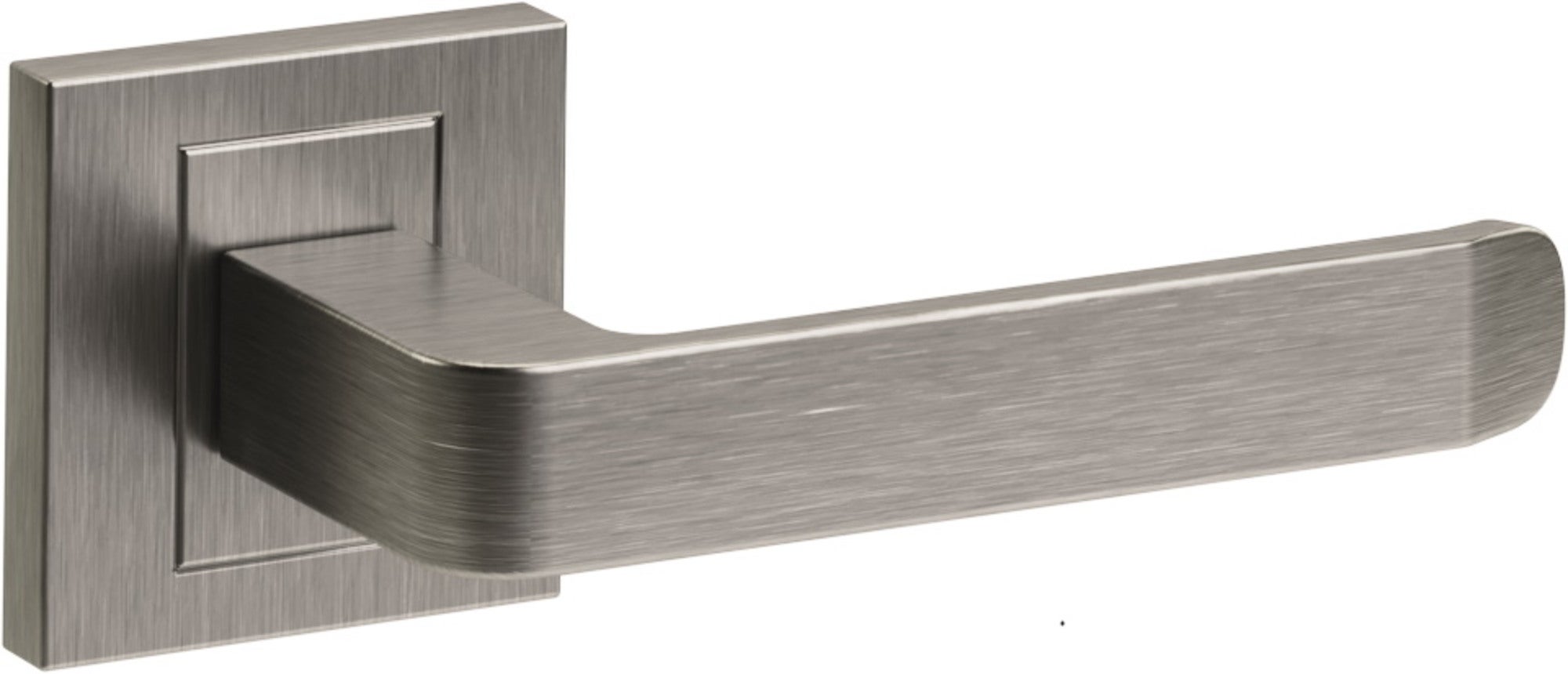 Klamka Office z krótkim szyldem srebrny mat 0