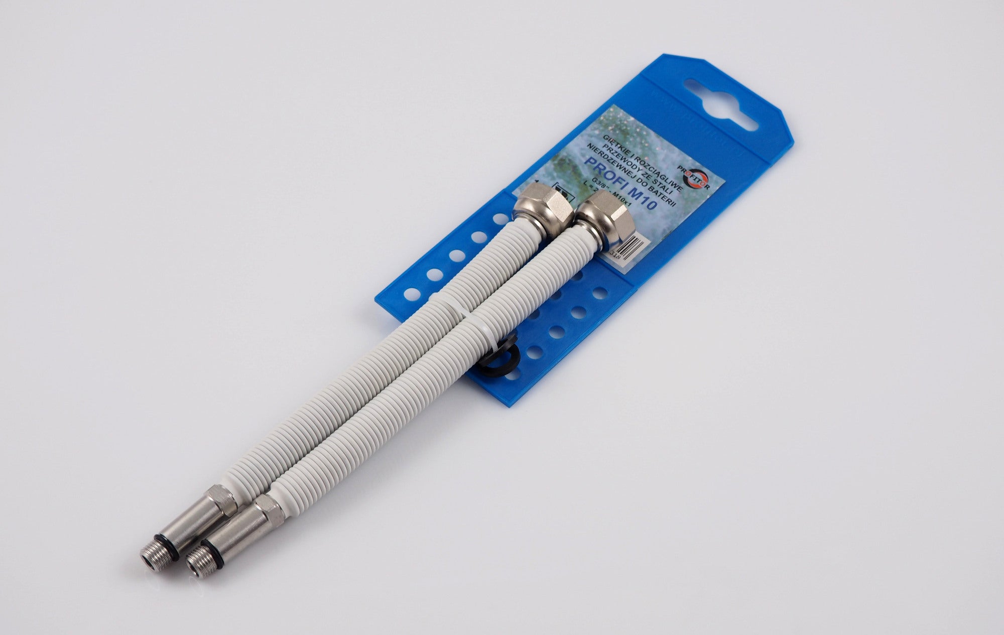 Wężyk przyłączeniowy ze stali nierdzewnej 3/8" 30 cm