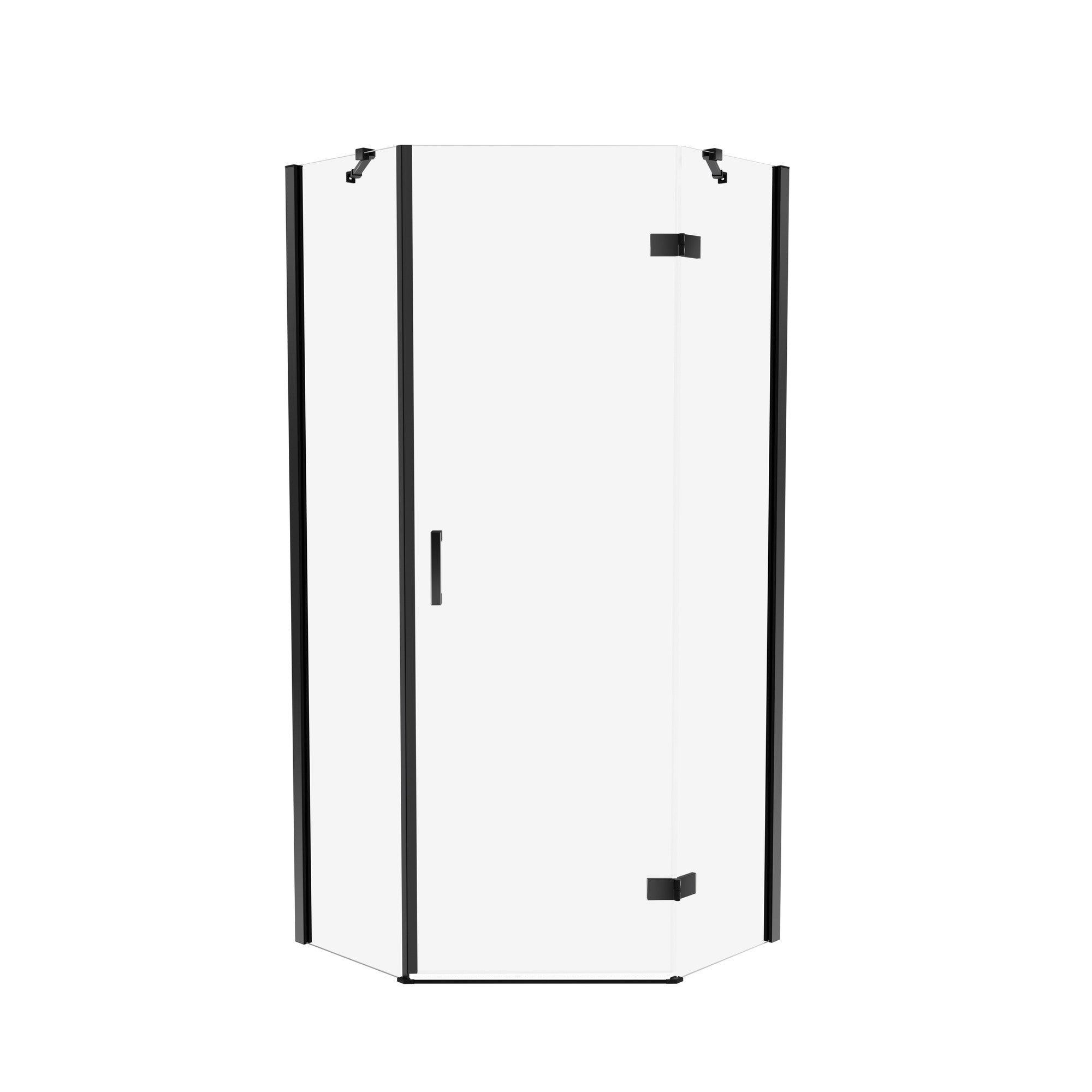 Kabina prysznicowa Kabri Primera Black P 90x90 cm