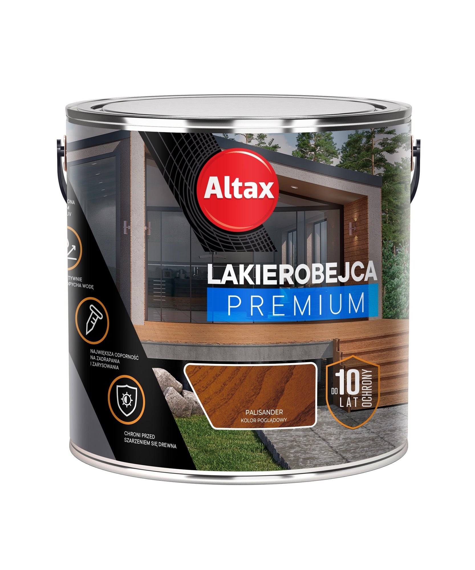 Altax Lakierobejca Premium 10 lat palisander 2,5l