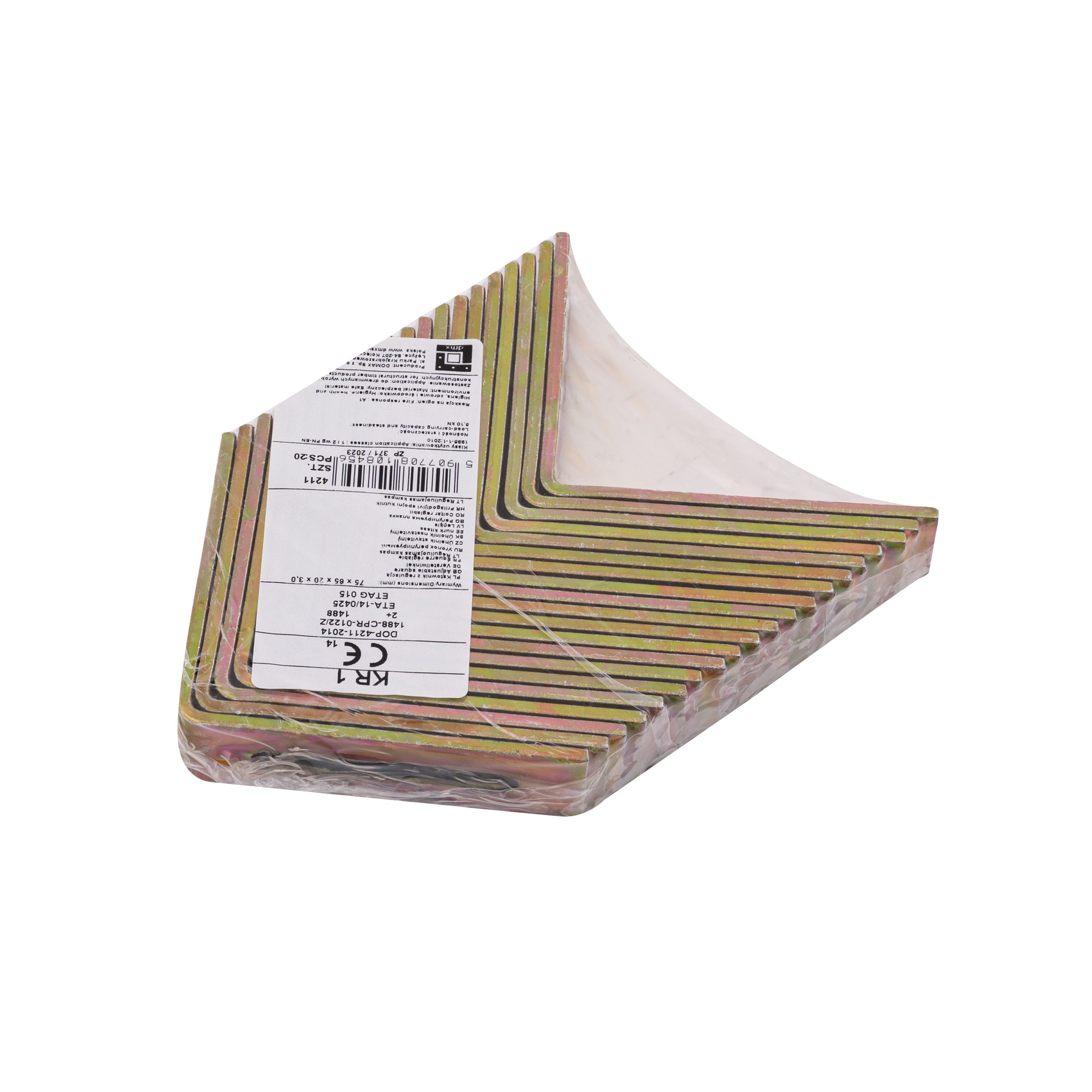 Kątownik regulowany KR1 80x60x20 mm (20 szt.) 1