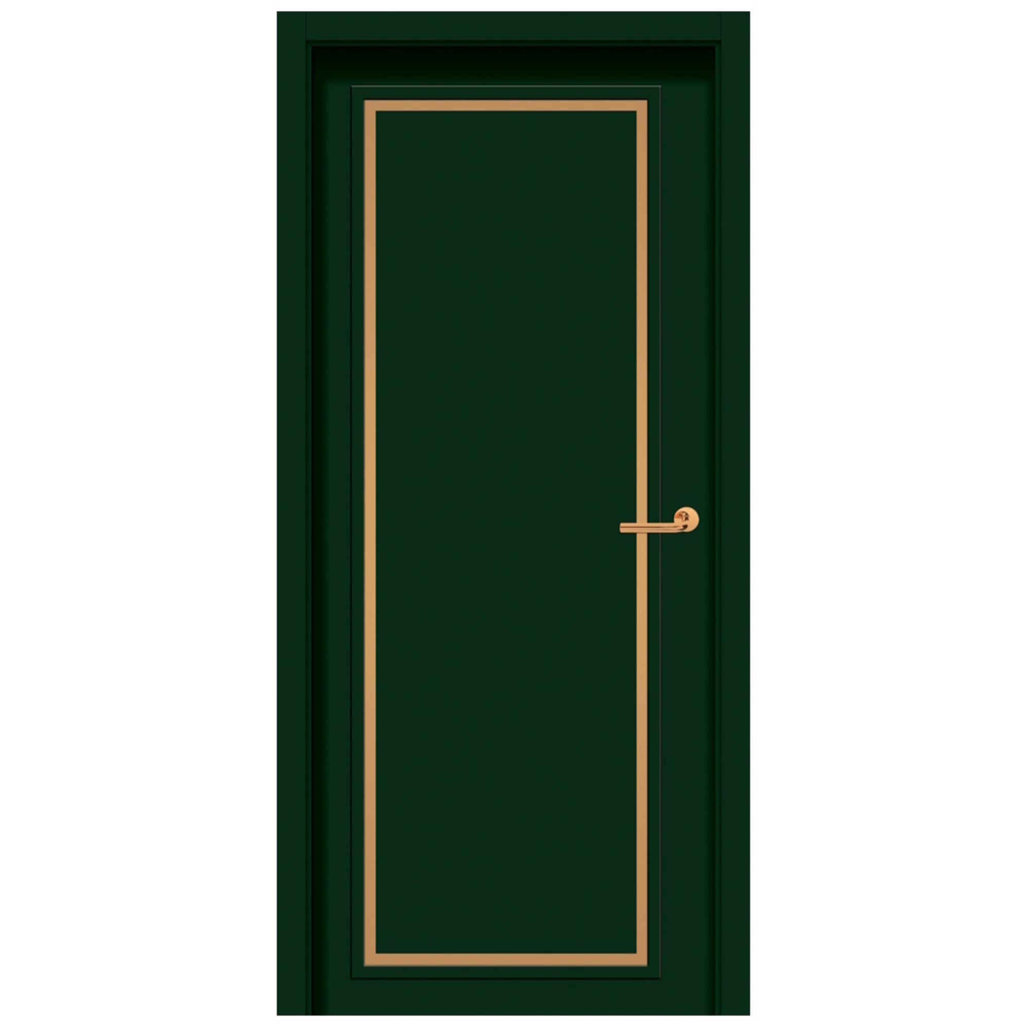 Skrzydło pokojowe Maesto bezprzylgowe 80 lewe ciemnozielone