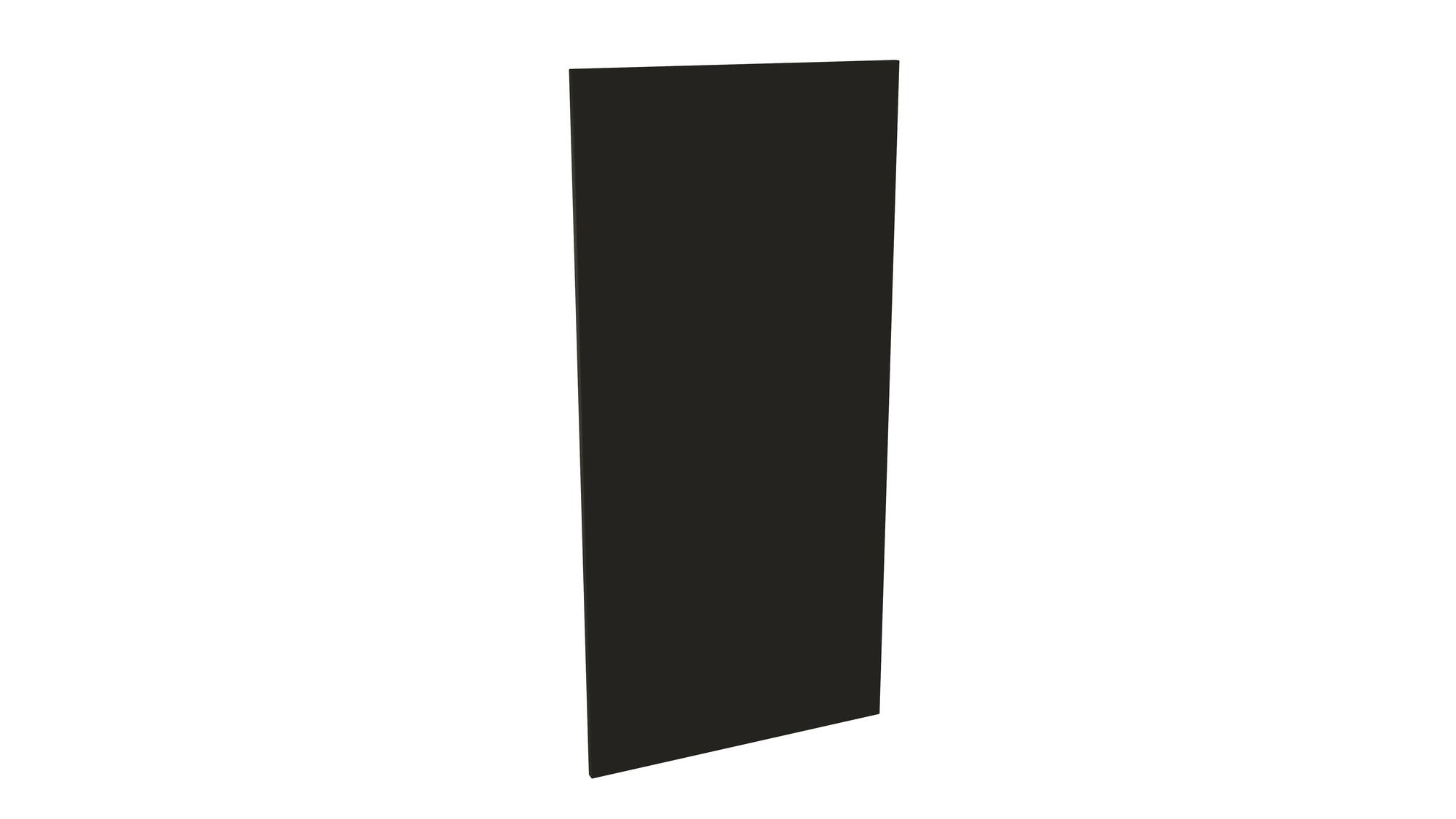 Front Tafla 1247x596 płyta czarna górny do szafki lodówkowej 60cm 0
