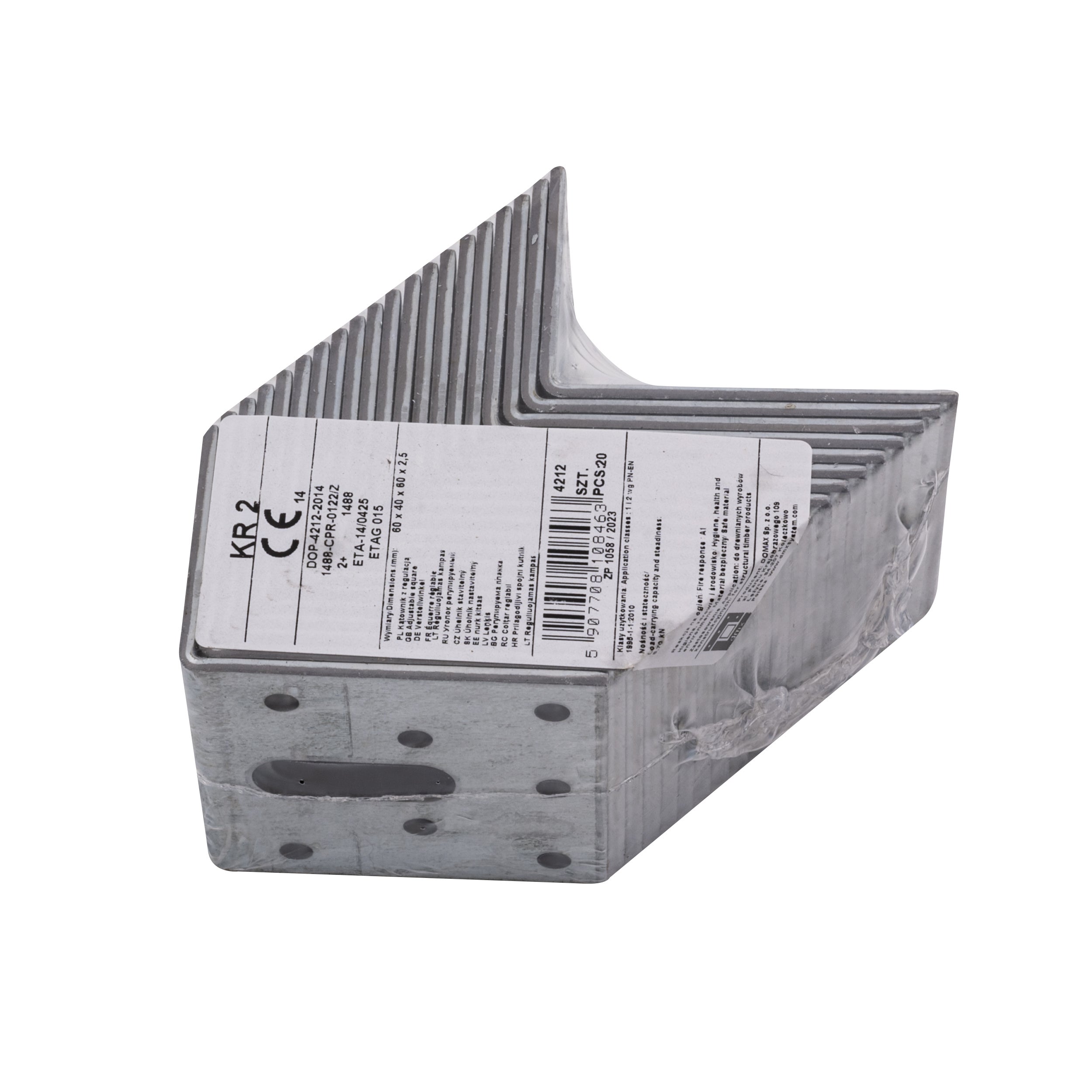 Kątownik regulowany KR2 60x40x60 mm (20 szt.) 1