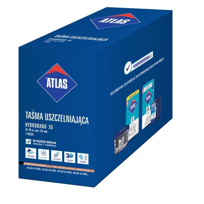 Atlas Hydroband taśma uszczelniająca 3G 125 mm 1mb