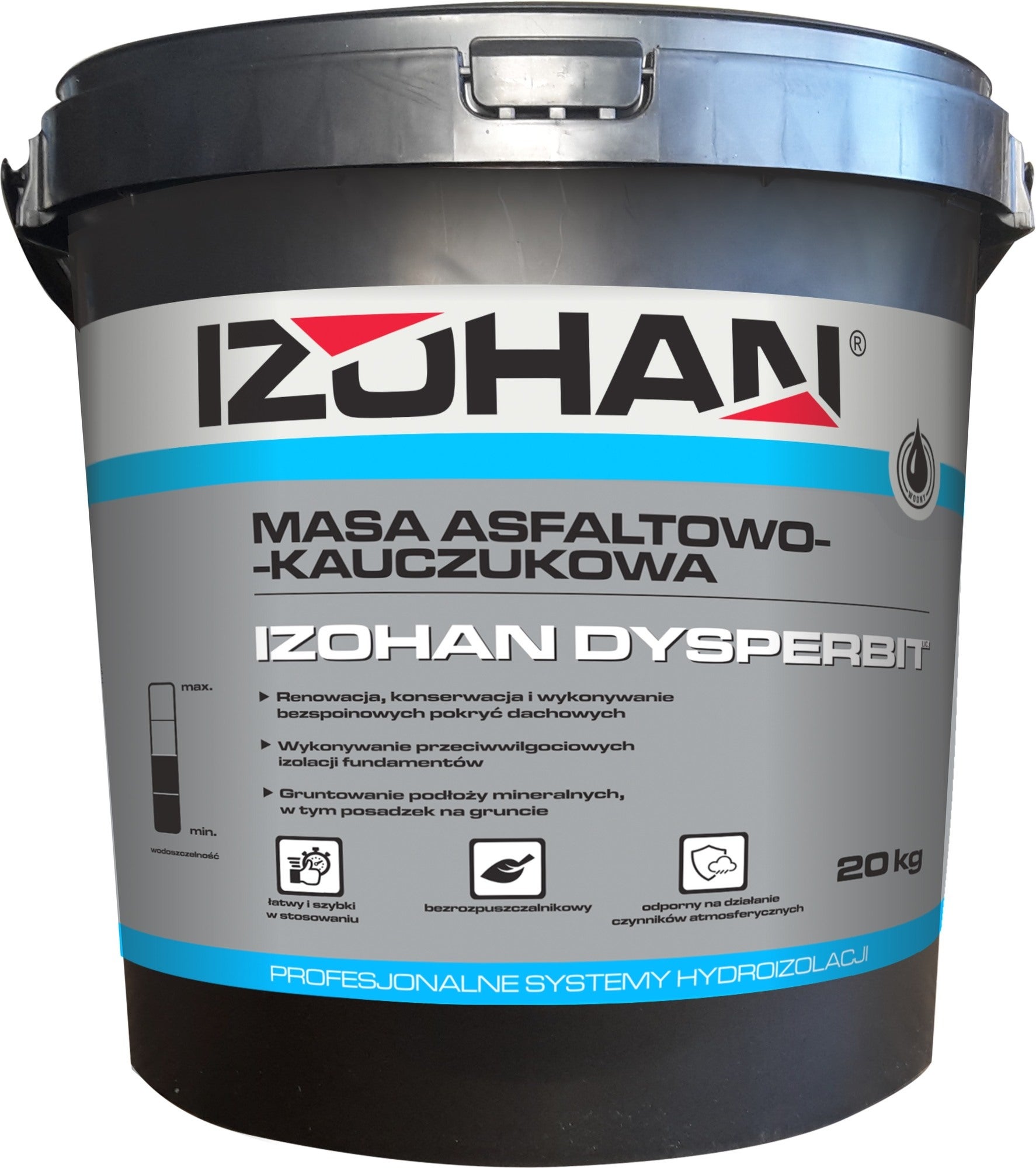 Dyspersyjna masa asfaltowa Izohan Dysperbit 20 kg 0