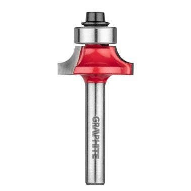 Frez kształtowy z łożyskiem, zaokrąglający 22,5x9 mm, trzpień 6 mm