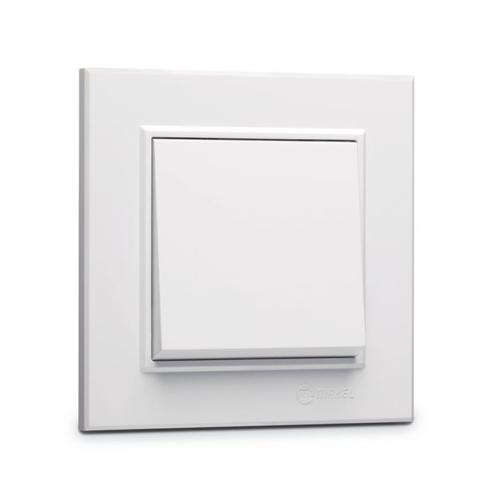 Karea biały łącznik krzyżowy z ramką