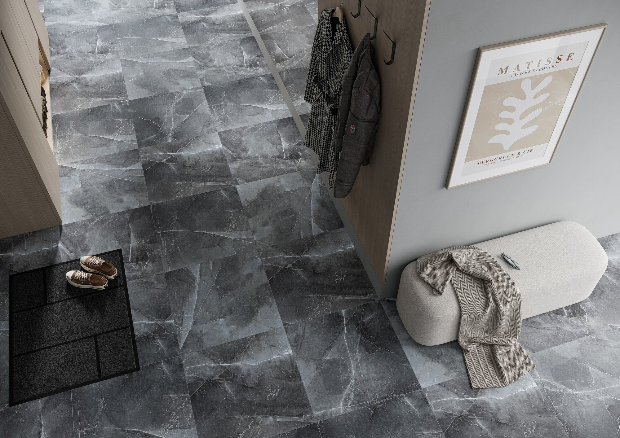 Gres szkliwiony Will Silver Carving 60x60 cm 1.44 m2 1