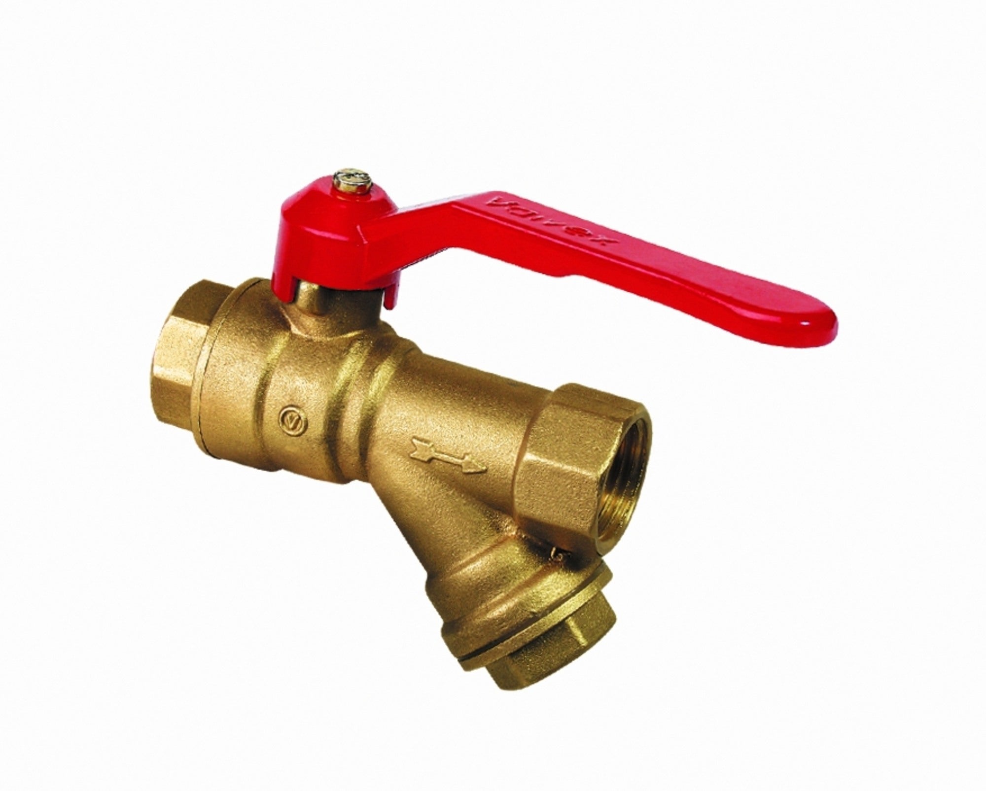 Zawór kulowy z filtrem skośnym GW 1/2" 1