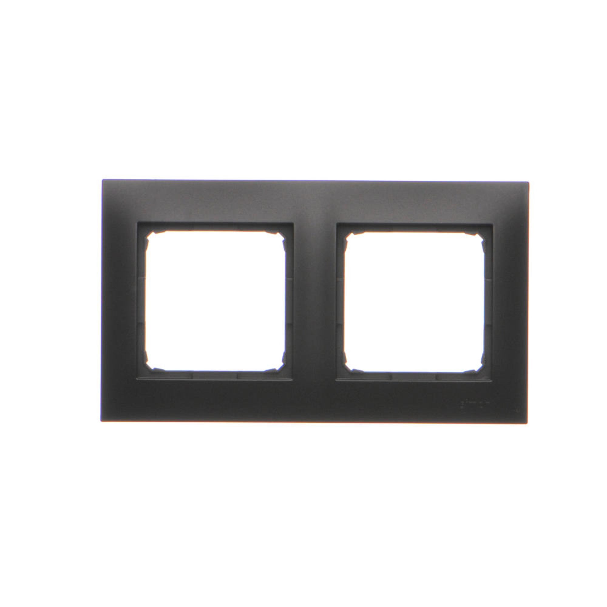 Simon 54 czarny ramka podwójna