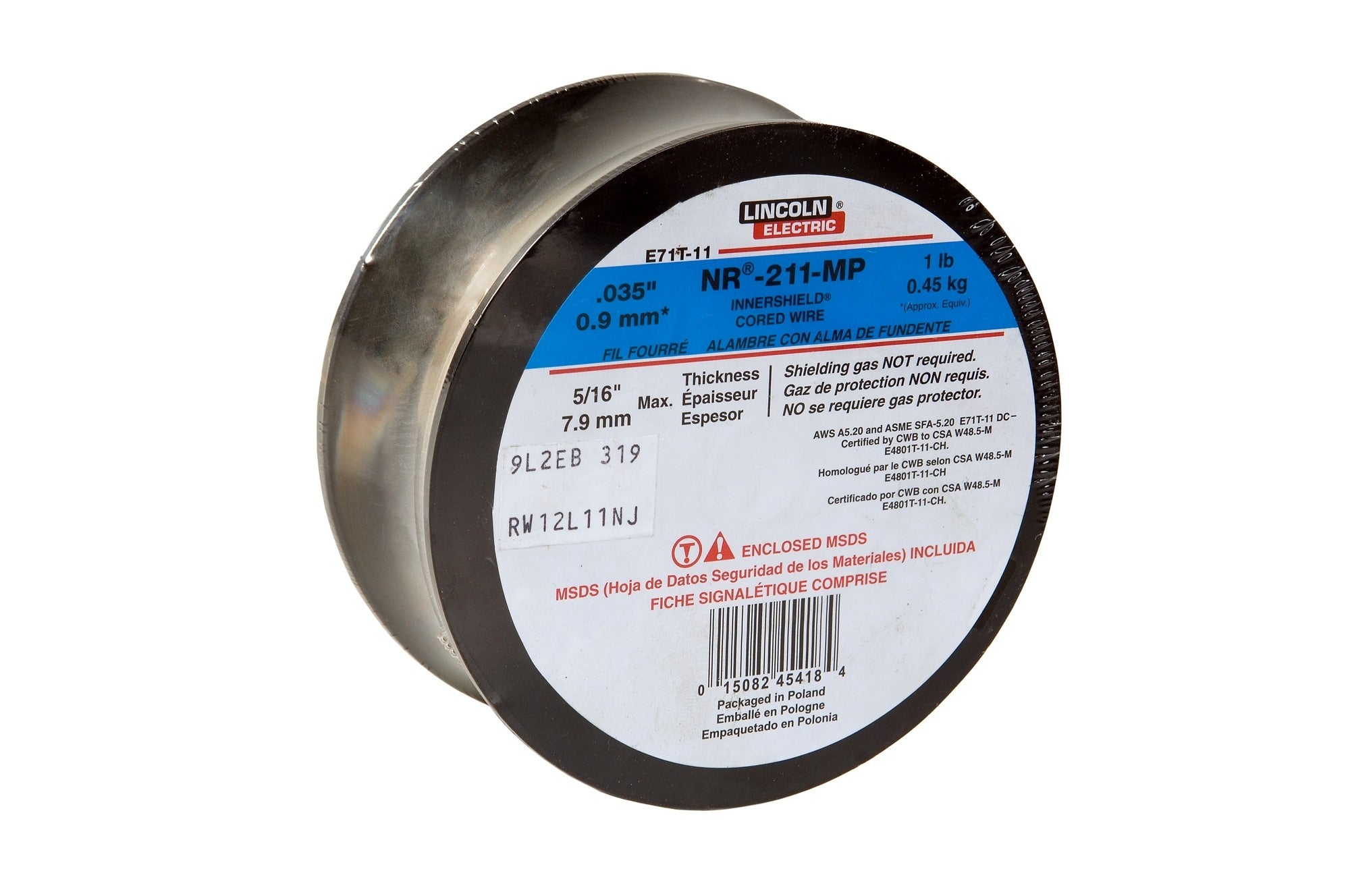 Drut proszkowy samoosłonowy Innershield NR211MP 0,9 mm Bester, 0,45 kg 0