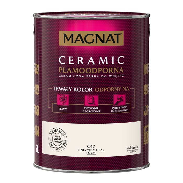 Farba Magnat Ceramic finezyjny opal 5l