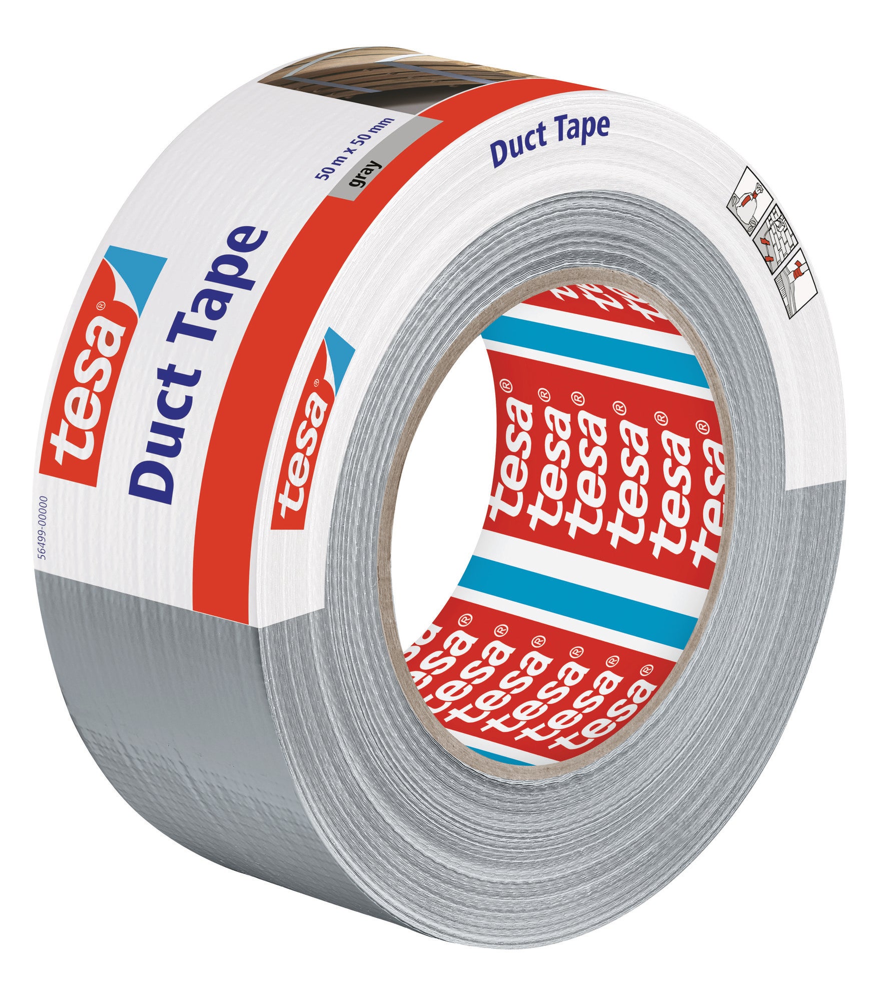 Taśma naprawcza Tesa Duct Tape szara 50m x 50mm 2