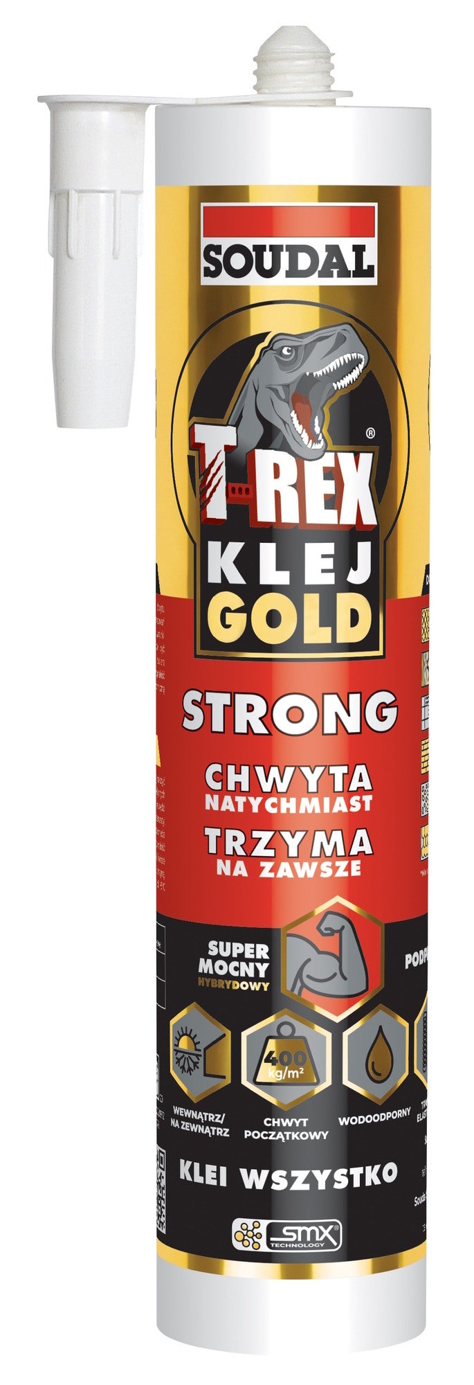 Klej hybrydowy Soudal T-rex Gold 290ml
