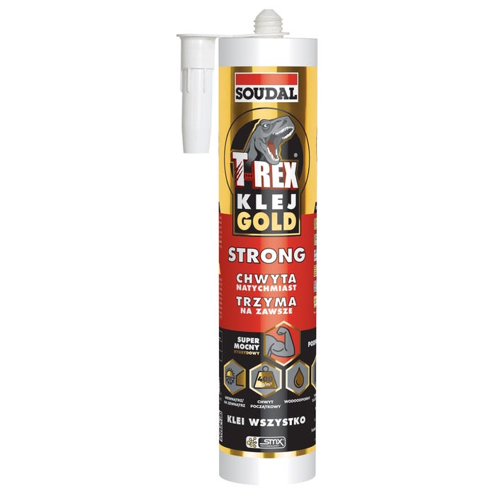 Klej hybrydowy Soudal T-rex Gold 290ml