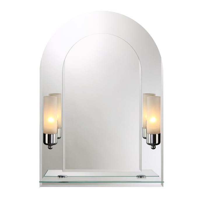 Lustro z oświetleniem Dubiel Vitrum Tulipan VI 50 x 70 cm