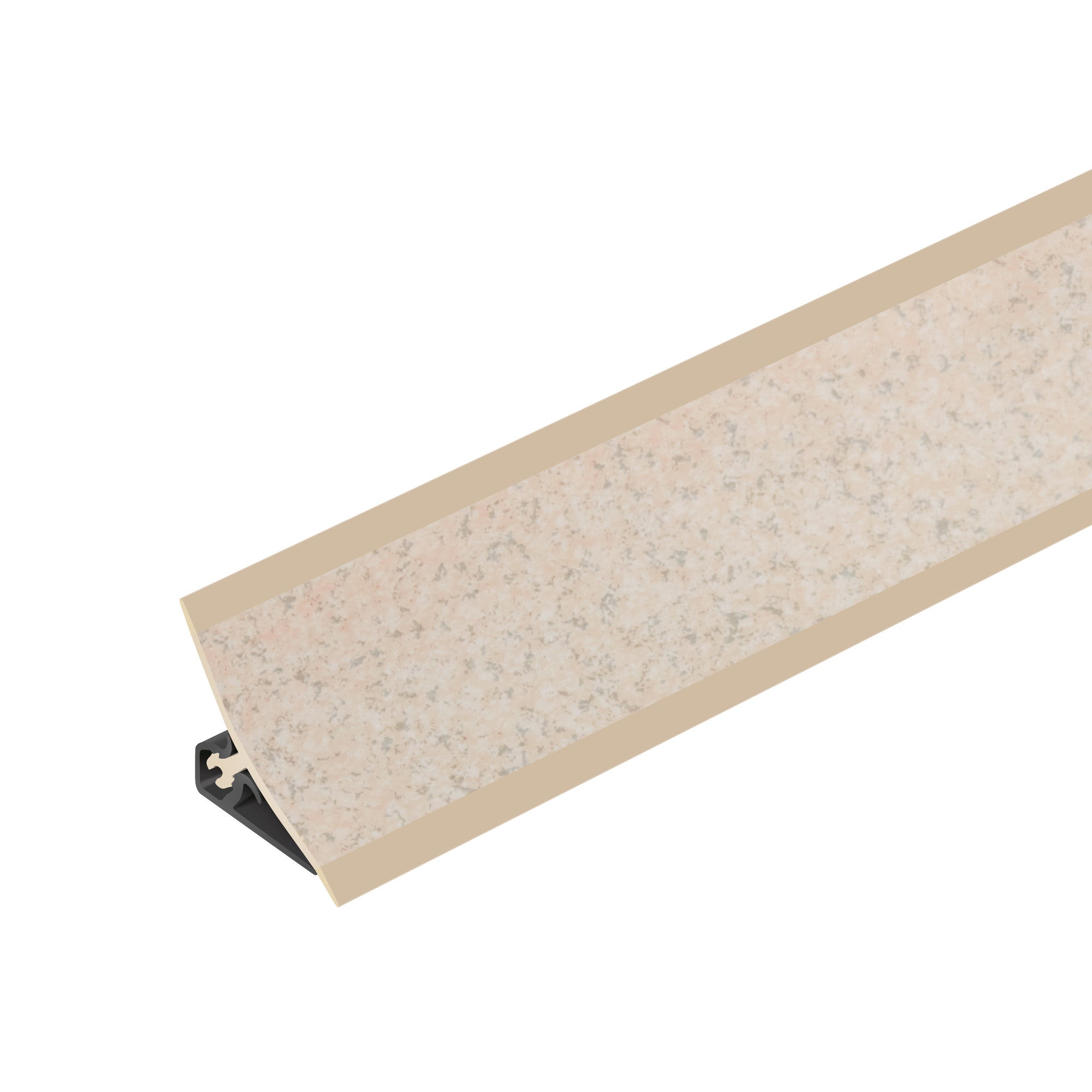 Listwa przyblatowa PVC wklęsła szeroka 21x21mm Cezar Piasek Rzymski Mat 3m 0