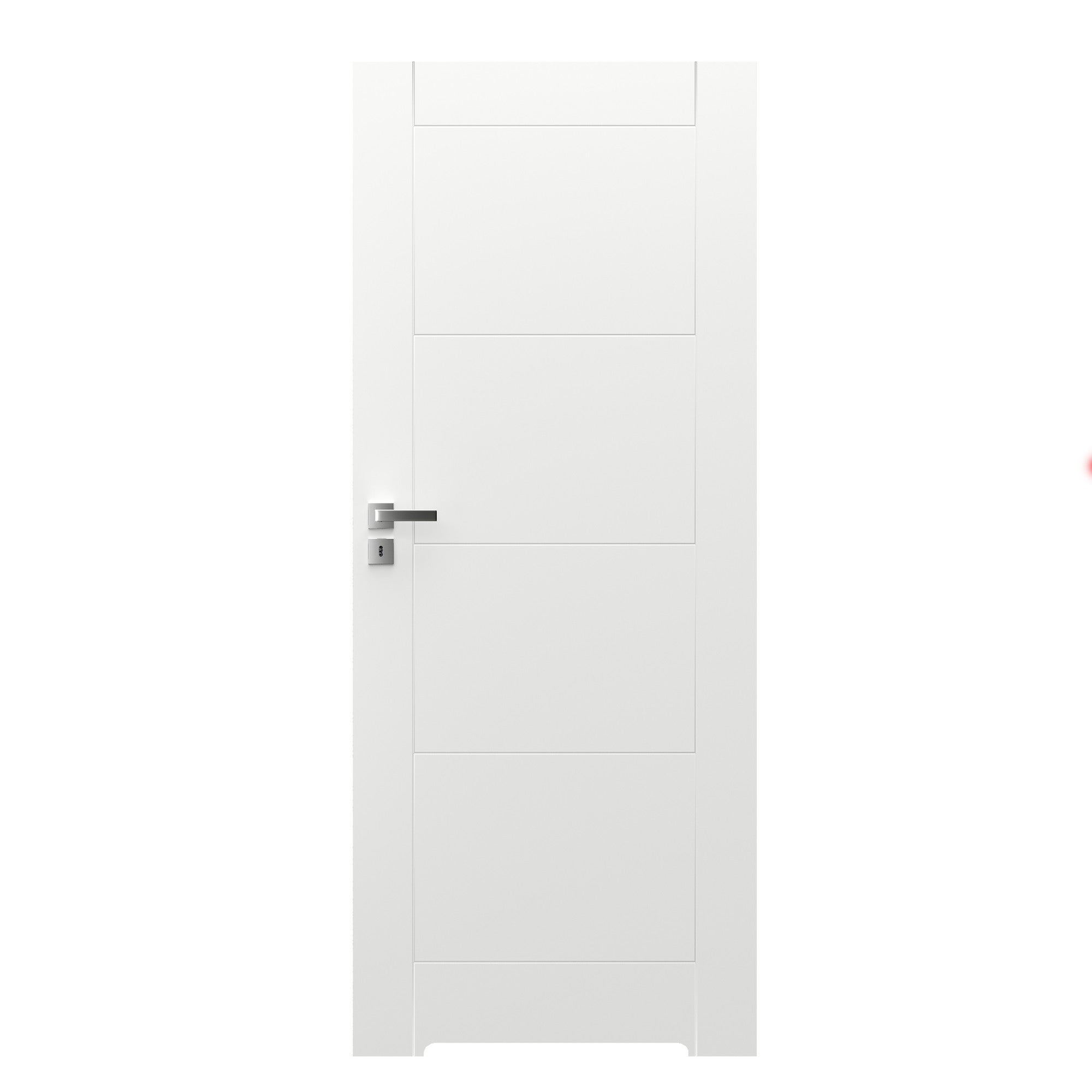 Skrzydło łazienkowe Vector W bezprzylgowe 90 prawe biały 0