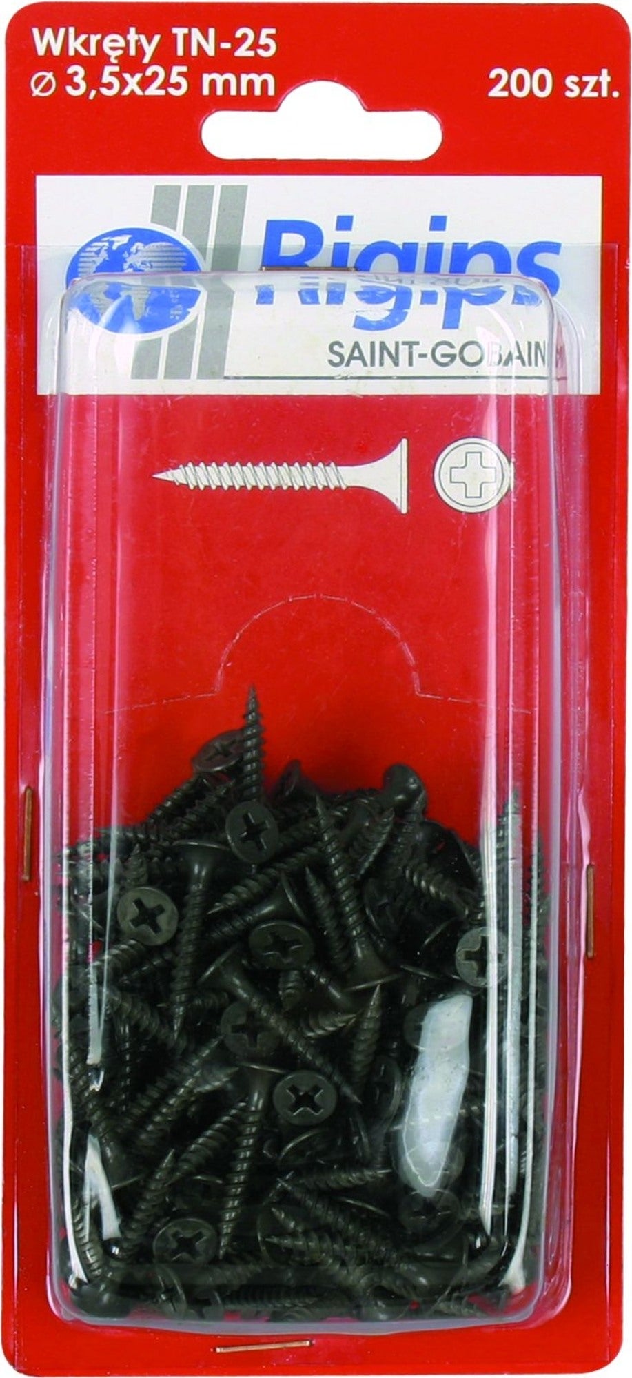 Wkręty do profili metalowych TN 3.5x25 mm 200 szt Rigips