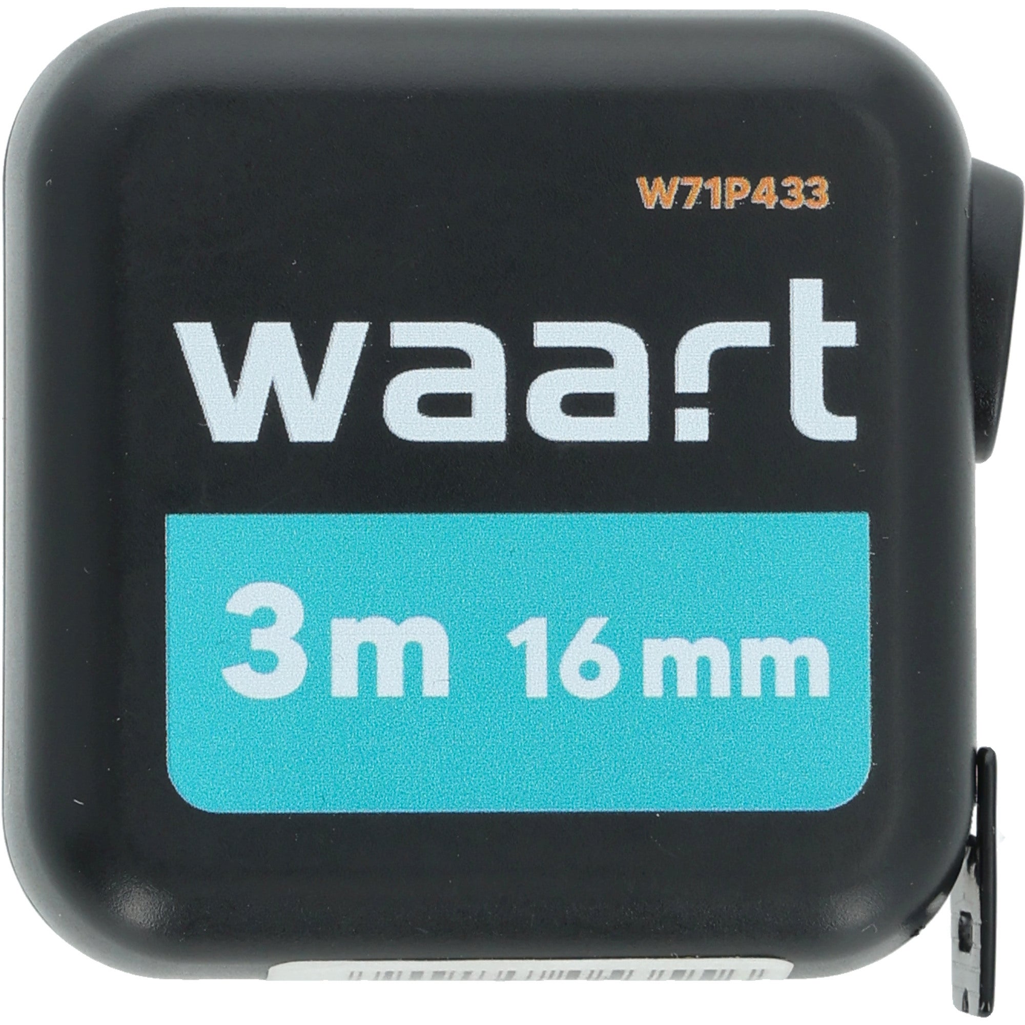 Miara zwijana stalowa, długość: 3 m, szerokość: 16 mm, dwustronna (autostop) - WAART