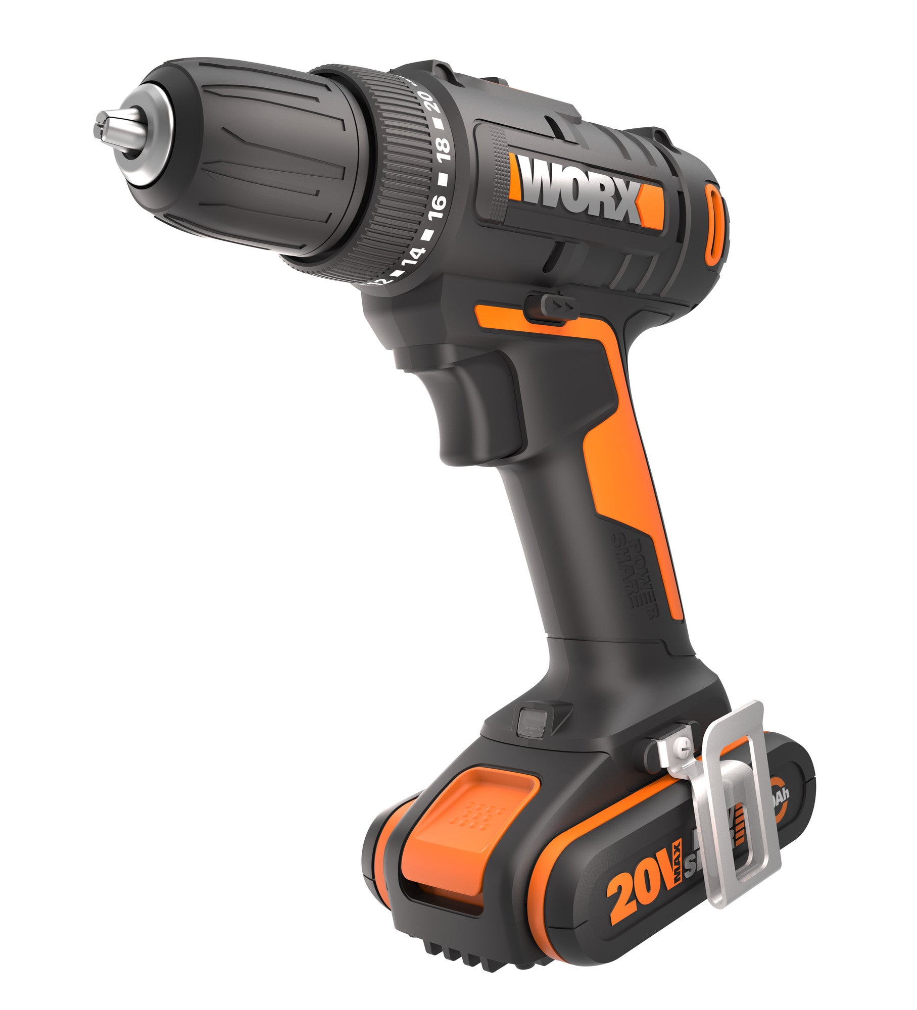 Wiertarko-wkrętarka 20V WX100 Worx / 1 x 2,0Ah 0