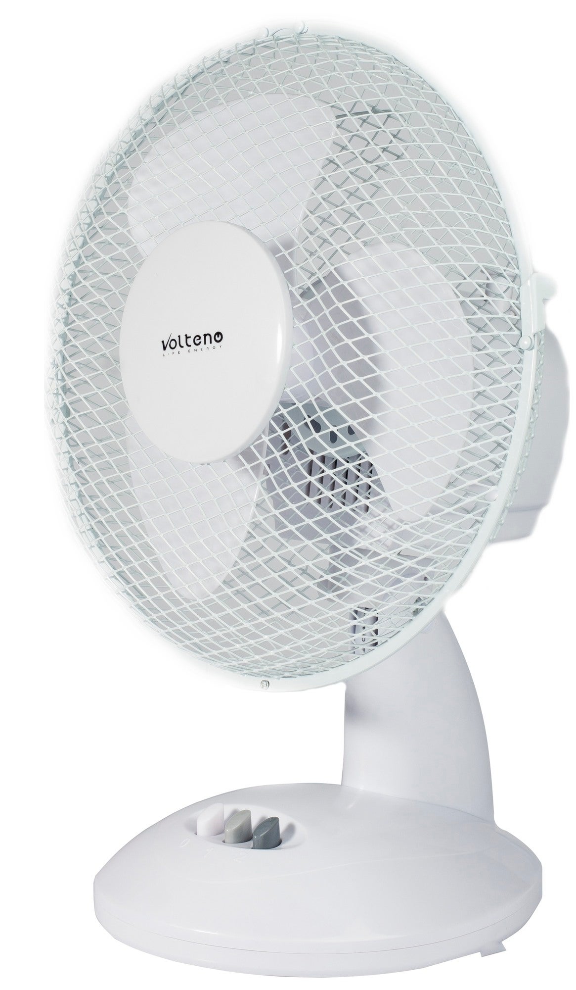 Wentylator biurkowy 21W średnica 23cm biały