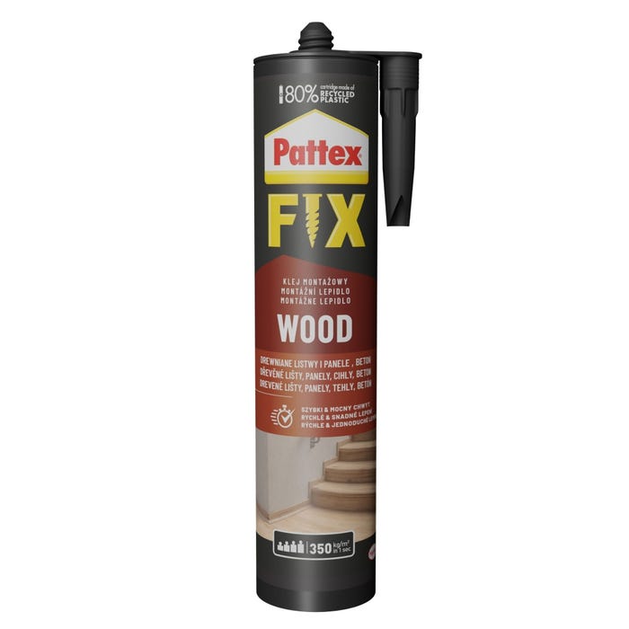 Klej montażowy Pattex Fix Drewno 385g