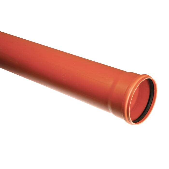 Rura kanalizacyjna zewnętrzna, PVC  SN 4, fi 200 mm, dł. 2,0 m