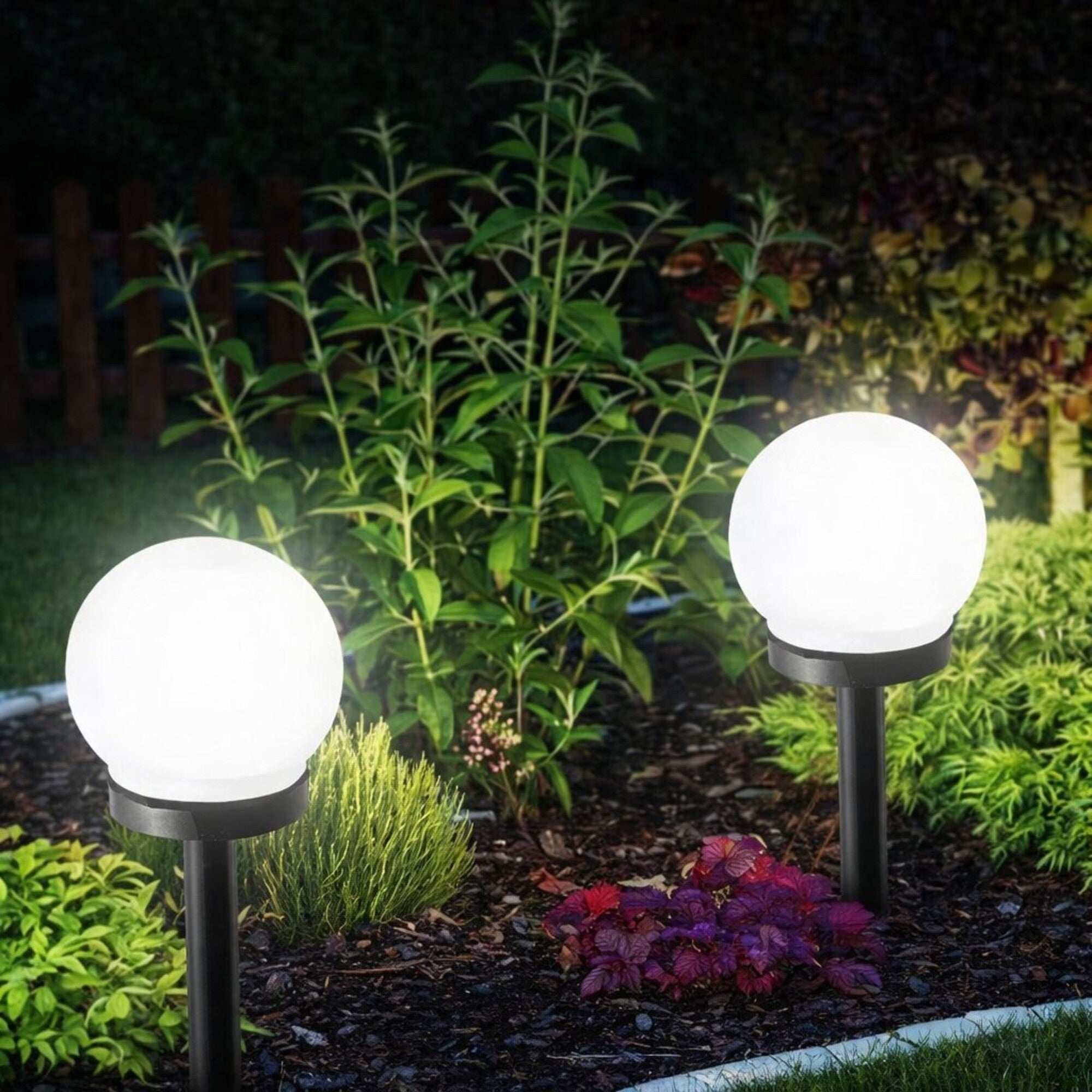 Lampka solarna kula 20 cm 1