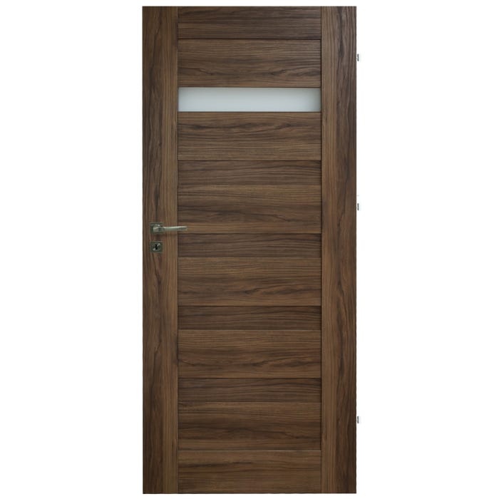 Skrzydło łazienkowe Magma 80 cm prawe orzech ciemny