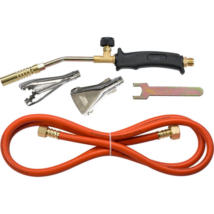 Palnik do lutowania miedzi, dysze 17, 22, 40 mm, wąż 1.5 m