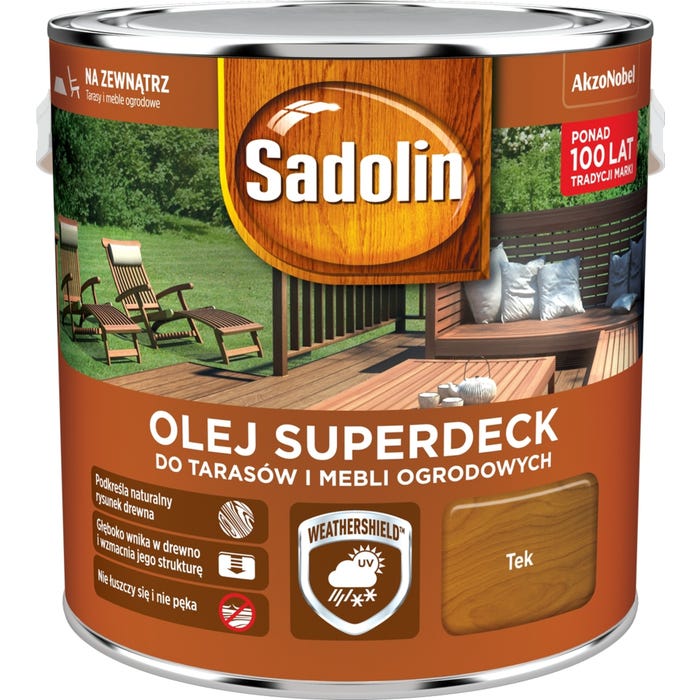 Olej Sadolin Superdeck tek 2,5l