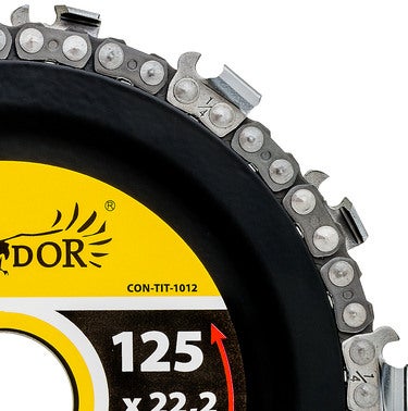 Tarcza łańcuchowa do drewna 125 mm 2