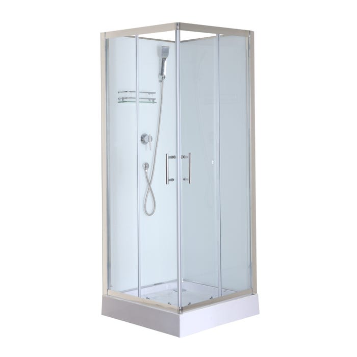 Kabina prysznicowa Savana Liza 90 cm z brodzikiem chrom