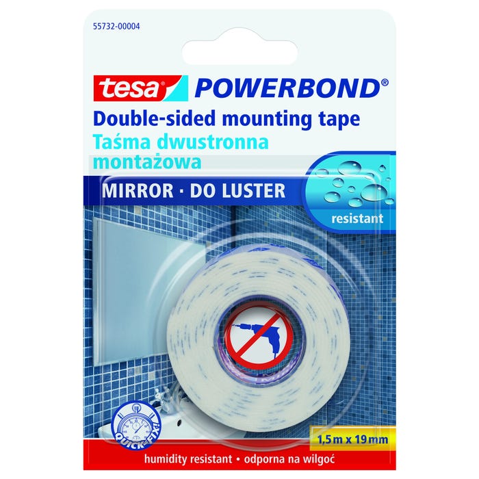 Taśma montażowa do luster Powerbond Tesa 19mm x 1,5m