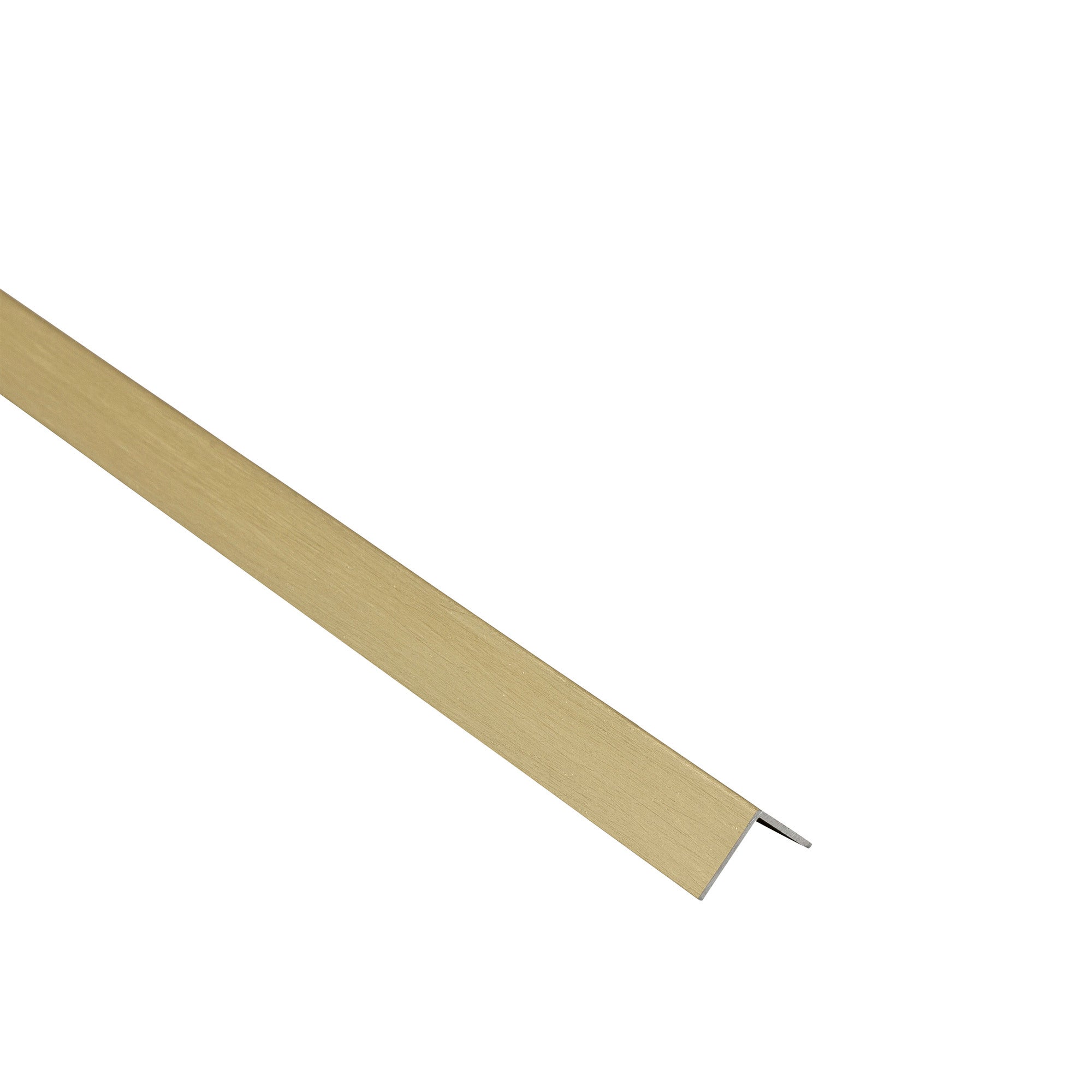 Kątownik alumiuniowy złoty szczotkowany 5x15x1mm 2.5m