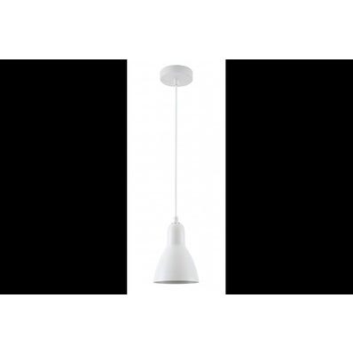 Oprawa sufitowa Etore L 1x E27, biały, średnica 12,8cm, materiał metal