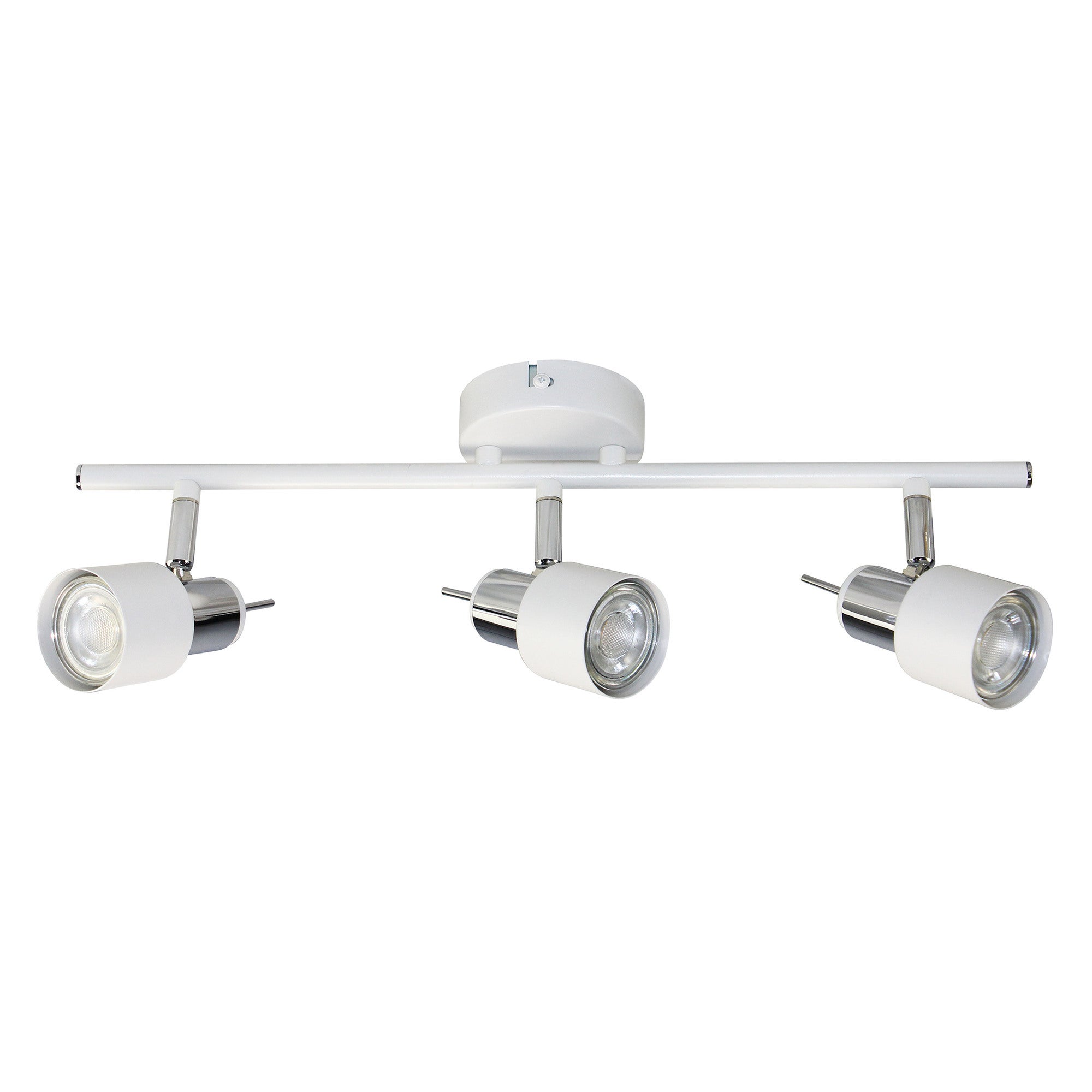 Lampa ścienno-sufitowa STERNA 3xGU10 kolor biały, listwa, obrotowa