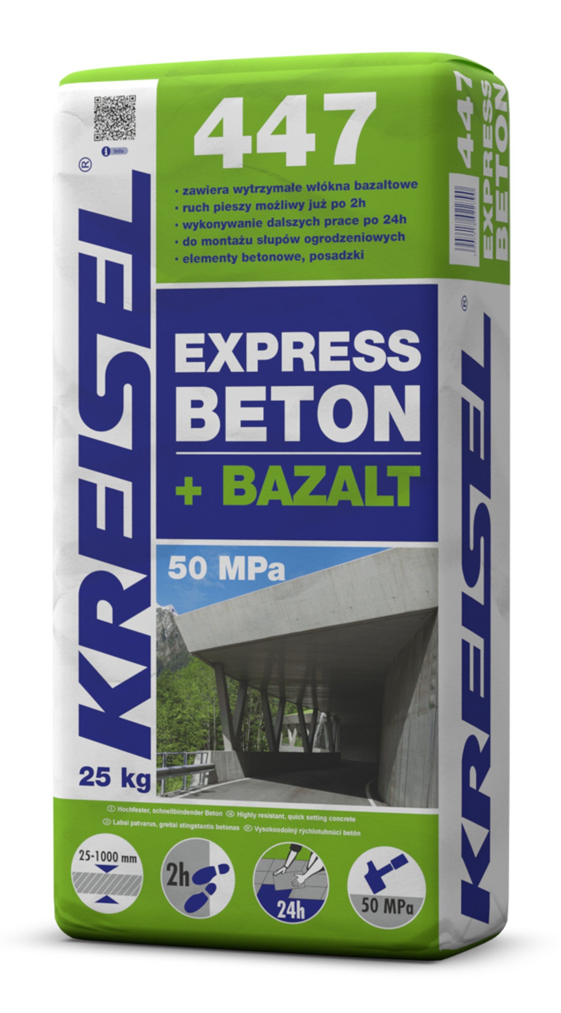 Zaprawa betonowa Express Beton B50 Kreisel 447 25 kg, szybkowiążąca