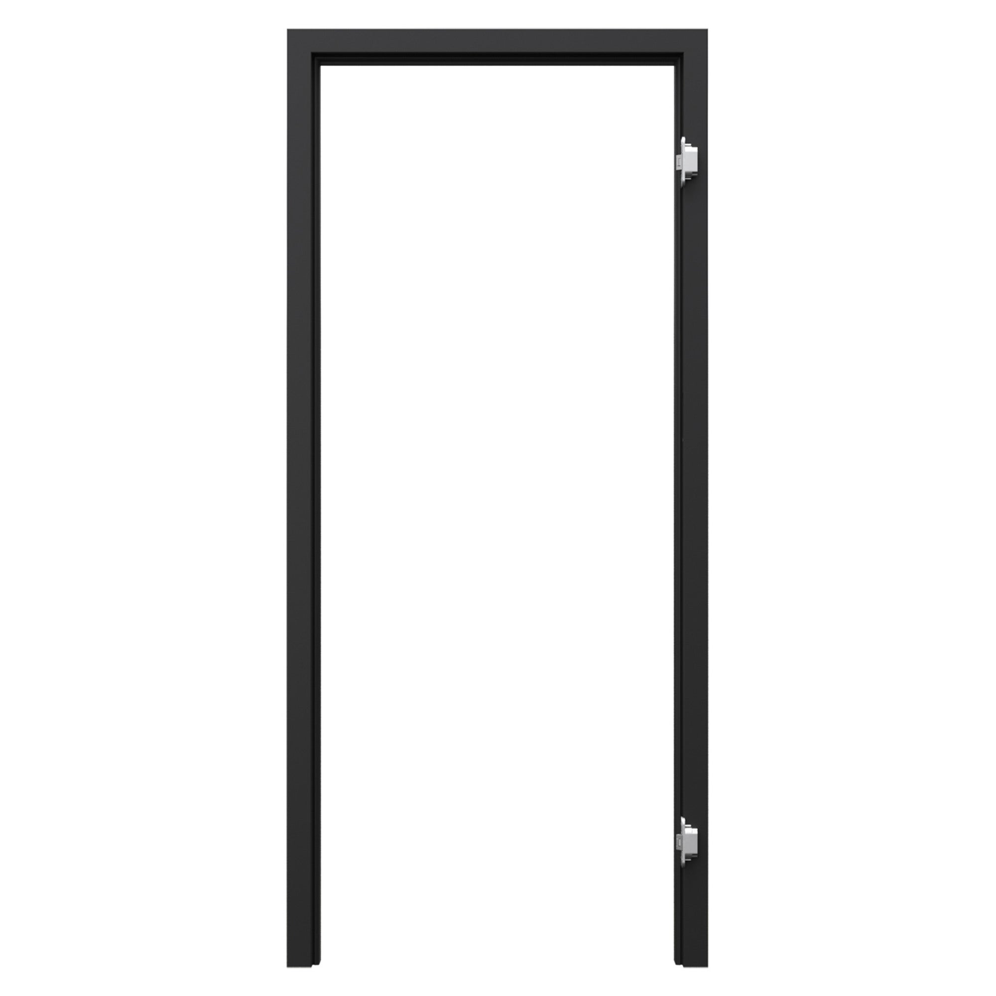 Ościeżnica stalowa Porta System Elegance 171-195 80 prawa czarny mat