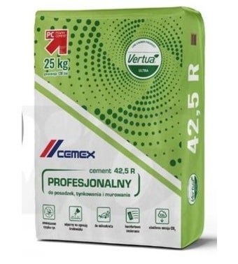 Cement portlandzki Cemex Vertua Ultra Eko CEM II 42,5R 25 kg