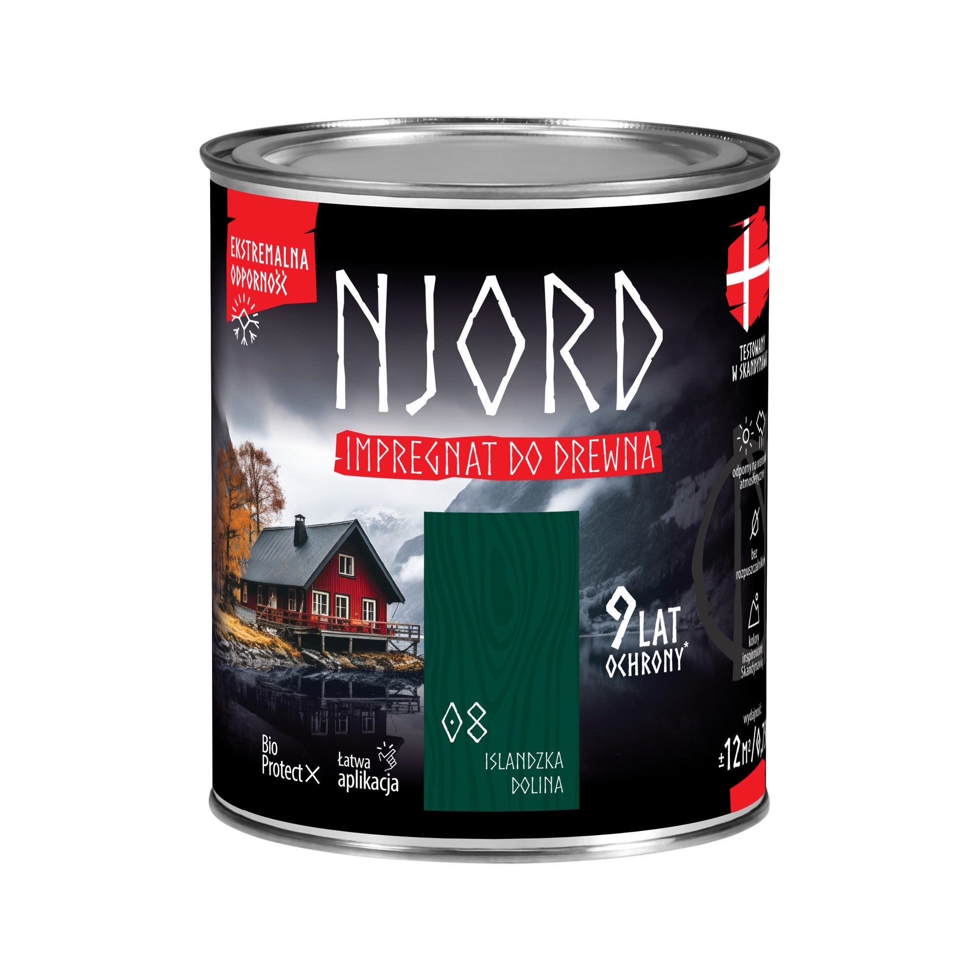 Njord impregnat do drewna islandzka dolina 0,75L 0