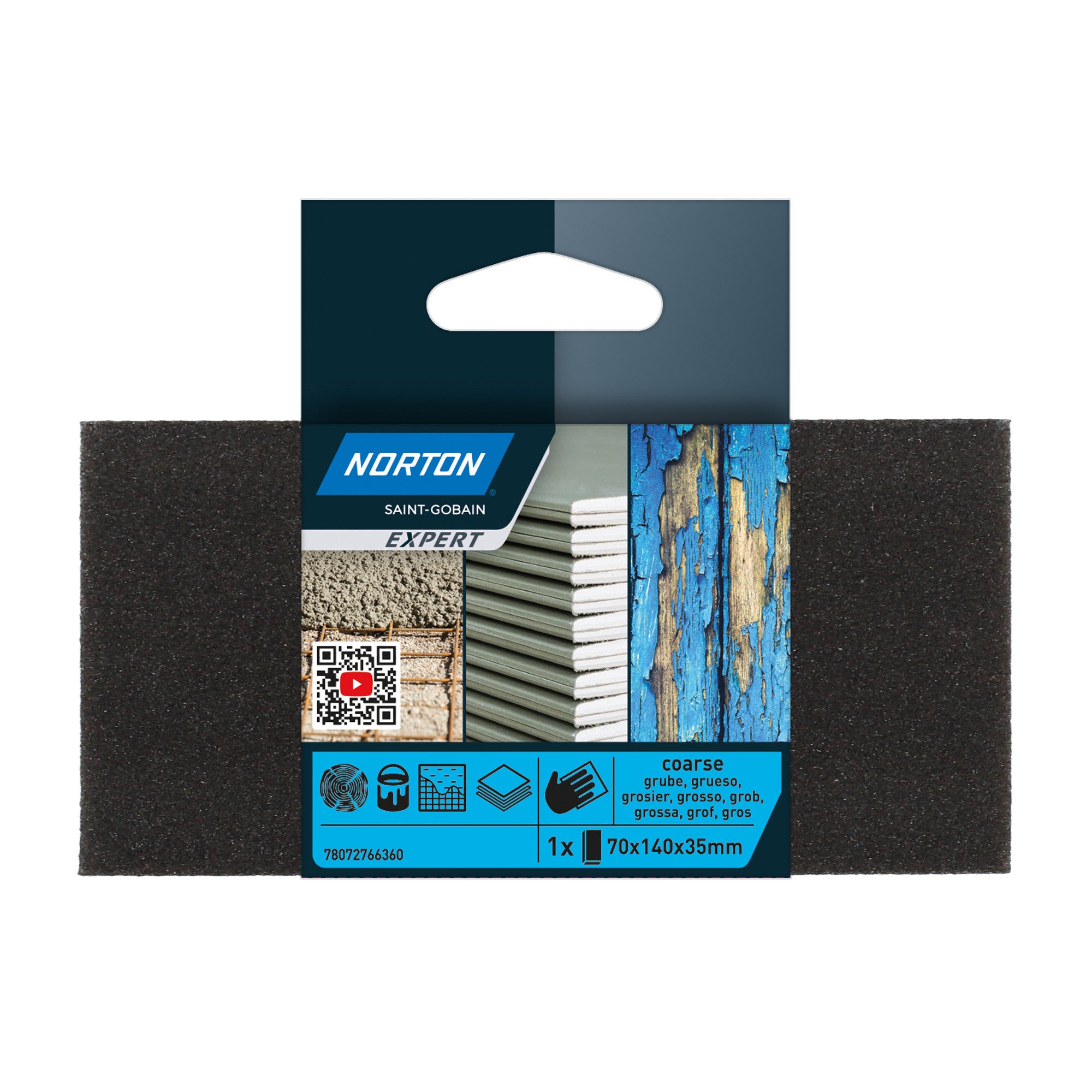 Blok ścierny 140x70x35 mm