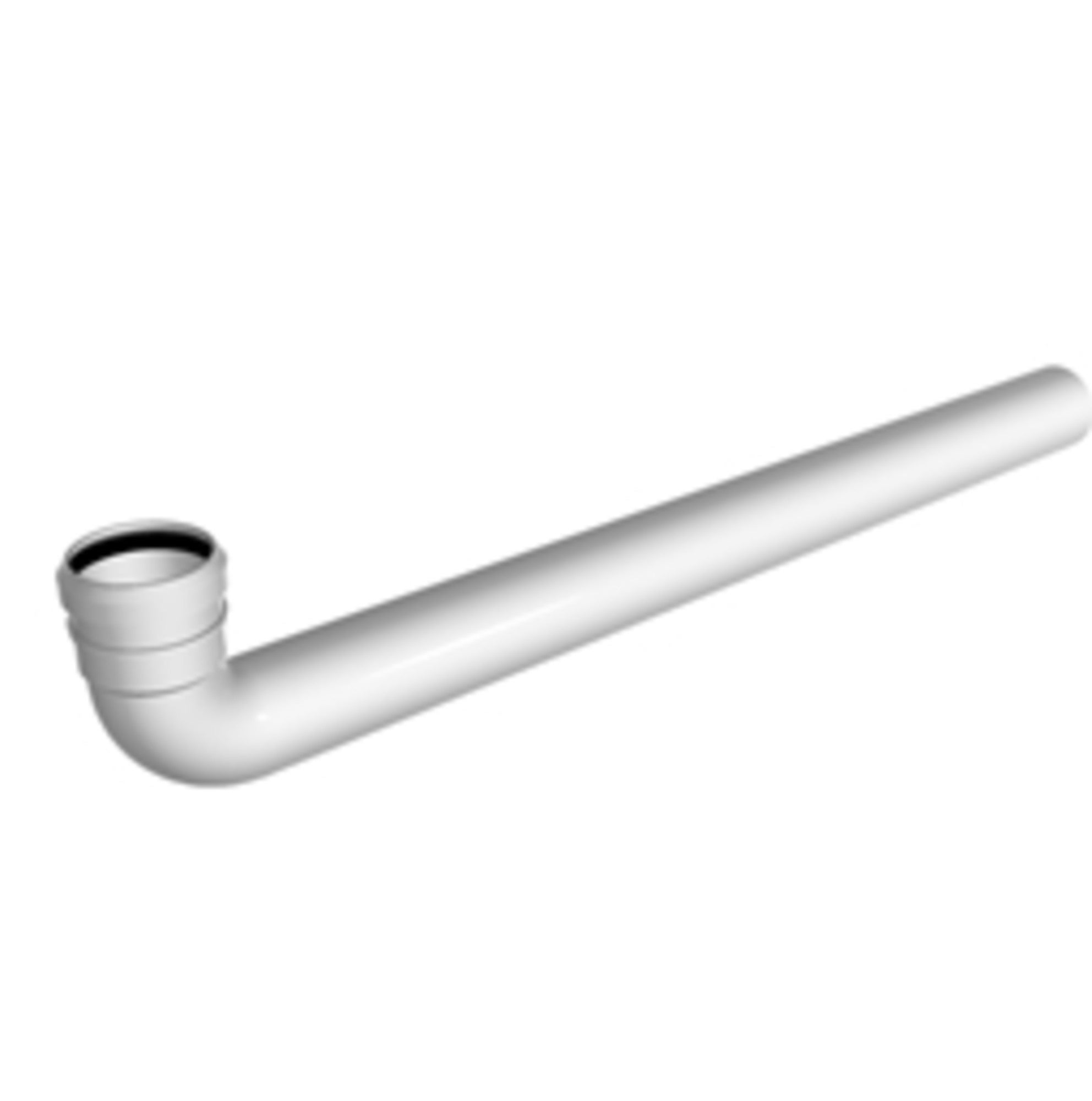 Rura kolanowa monolityczna 90° 32 mm 50 cm 1